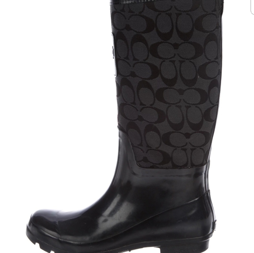 Coach logo rubber boots - Picture 1 of 7